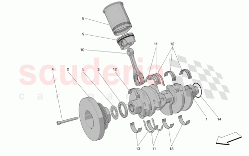 Part Diagram for Maserati 670050128
