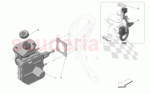 Part Diagram for Maserati 673011258