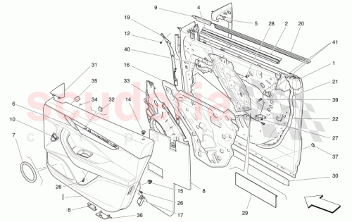 Part Diagram for Maserati 670040453