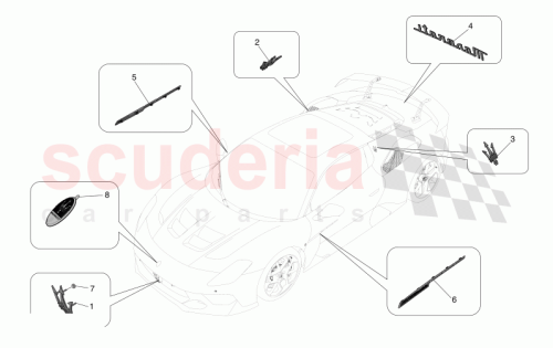Part Diagram for Maserati 670354816