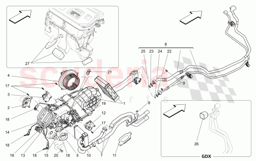 Part Diagram for Maserati 673007341