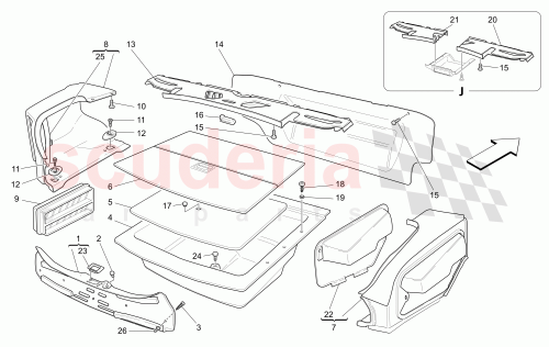 Part Diagram for Maserati 981438413