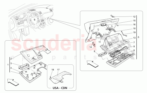 Part Diagram for Maserati 69918024