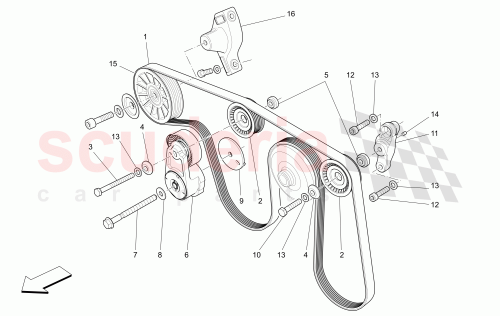 Part Diagram for Maserati 257942