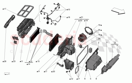 Part Diagram for Maserati 675001364
