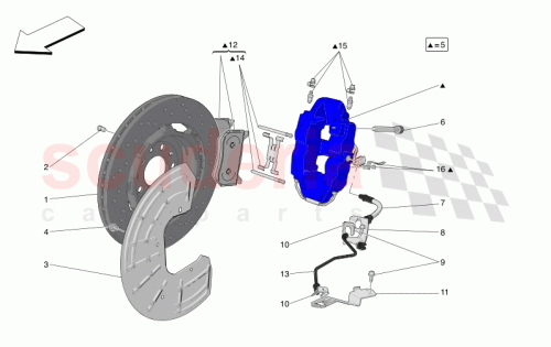 Part Diagram for Maserati 673010932