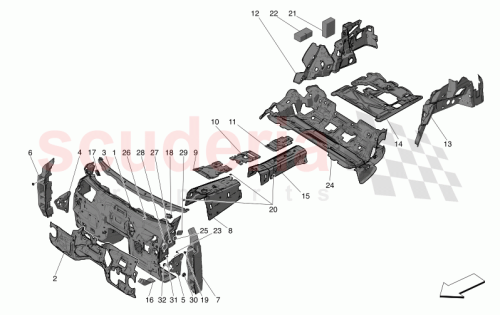 Part Diagram for Maserati 675001760