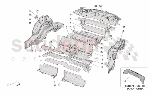 Part Diagram for Maserati 670172689