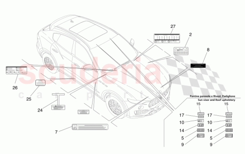 Part Diagram for Maserati 670008060