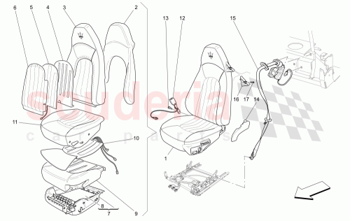 Part Diagram for Maserati 980138102