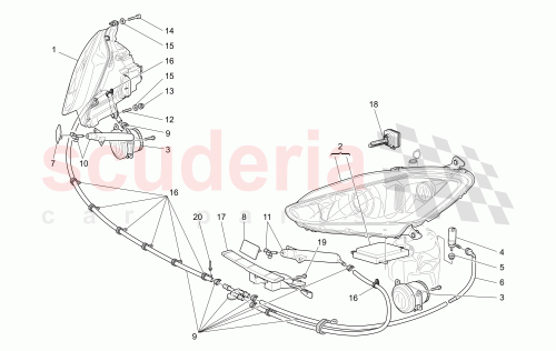 Part Diagram for Maserati 294594