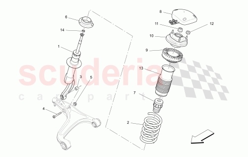 Part Diagram for Maserati 673004068