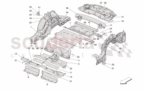 Part Diagram for Maserati 673015554