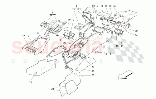 Part Diagram for Maserati 83591600