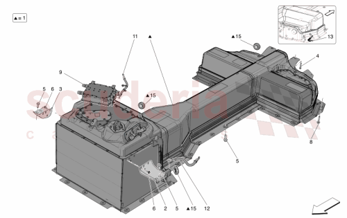 Part Diagram for Maserati 670175960