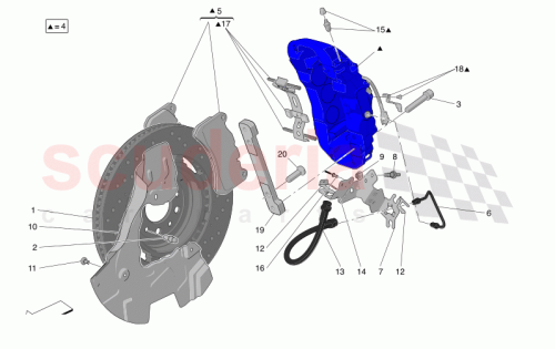 Part Diagram for Maserati 673010935