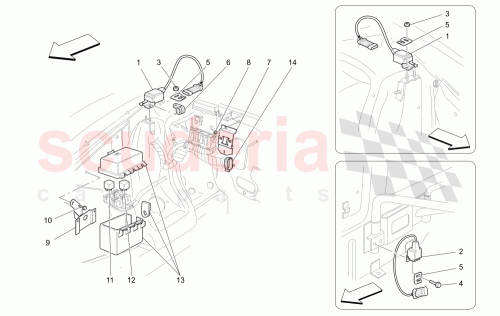 Part Diagram for Maserati 374030567