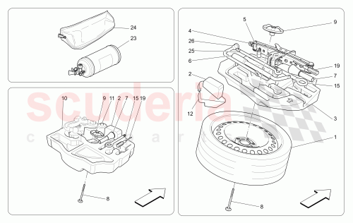 Part Diagram for Maserati 670039343