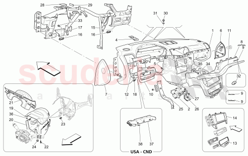 Part Diagram for Maserati 82136307