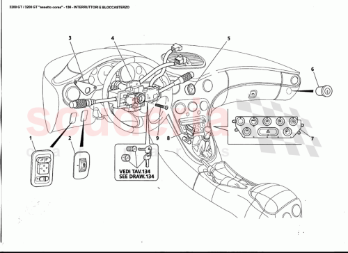 Part Diagram for Maserati 159411
