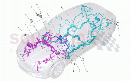 Part Diagram for Maserati 670035194