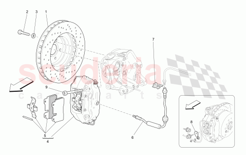 Part Diagram for Maserati 228131