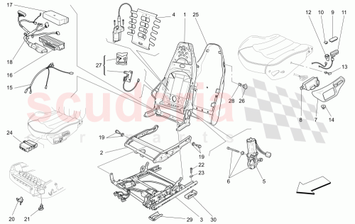 Part Diagram for Maserati 980001178