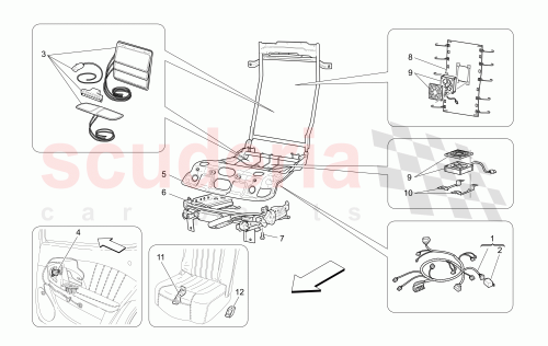 Part Diagram for Maserati 81223500
