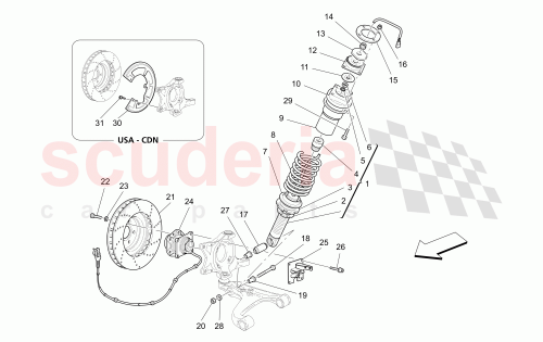 Part Diagram for Maserati 10738021