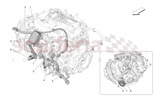Part Diagram for Maserati 673011615