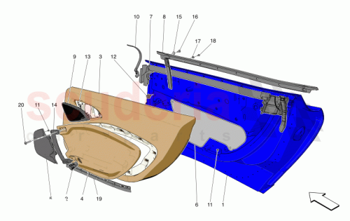 Part Diagram for Maserati 670214223