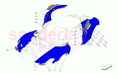 Part Diagram for Maserati 670181249