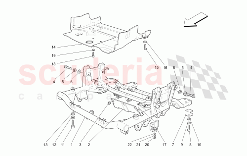 Part Diagram for Maserati 184842
