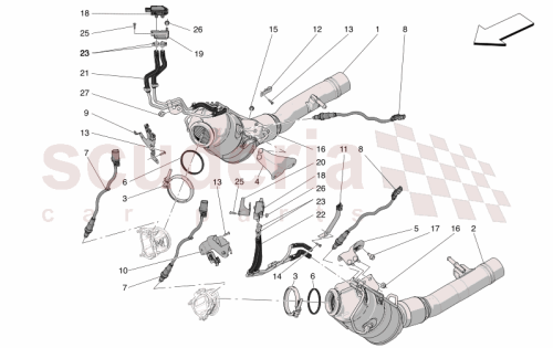 Part Diagram for Maserati 670158459