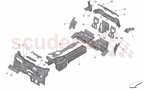 Part Diagram for Maserati 670158229
