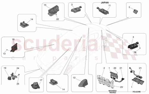 Part Diagram for Maserati 670230220