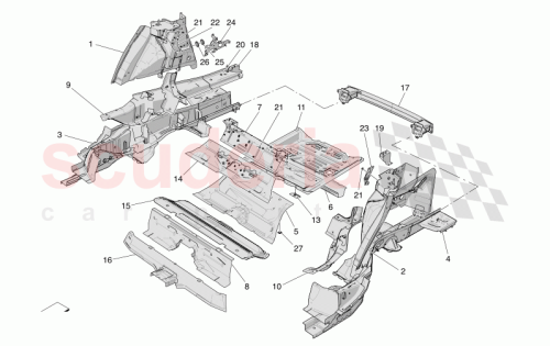 Part Diagram for Maserati 673014226