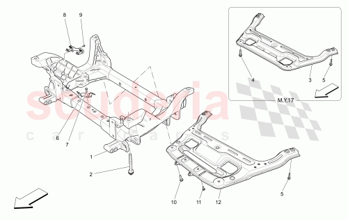 Part Diagram for Maserati 670101121