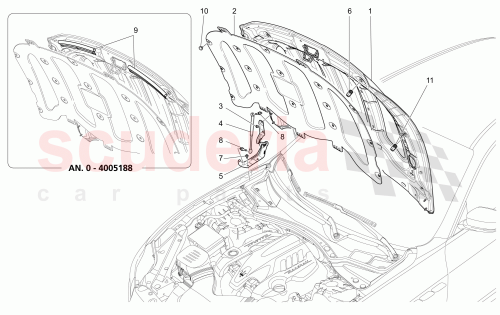 Part Diagram for Maserati 675000410