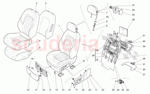 Part Diagram for Maserati 673000325
