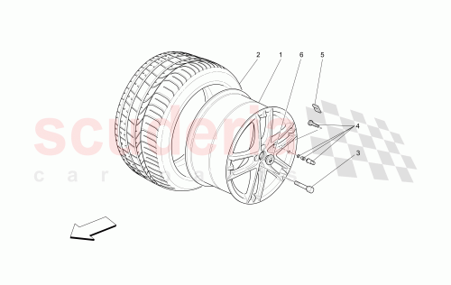 Part Diagram for Maserati 83078413