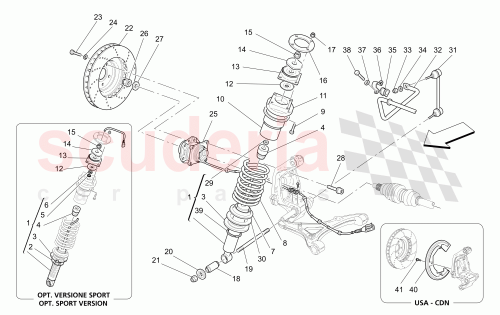 Part Diagram for Maserati 386600109
