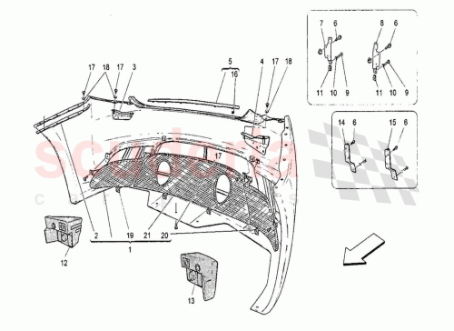 Part Diagram for Maserati 80063800