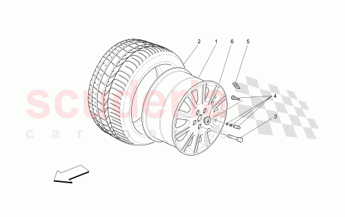 Part Diagram for Maserati 980145719