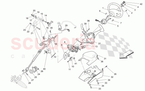Part Diagram for Maserati 210048