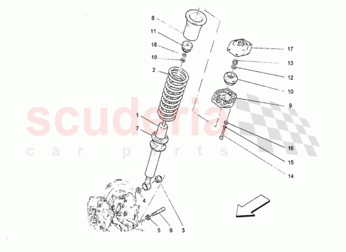 Part Diagram for Maserati 255433