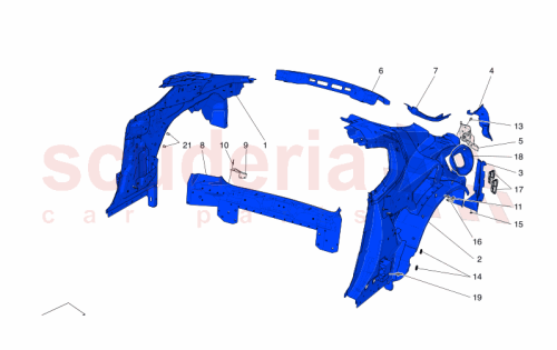 Part Diagram for Maserati 673015436