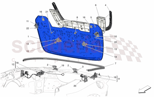 Part Diagram for Maserati 670176336
