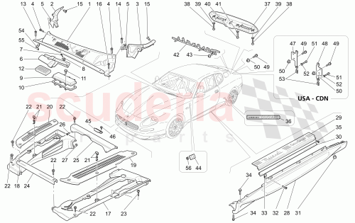 Part Diagram for Maserati 980138258