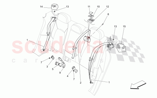 Part Diagram for Maserati 673007268